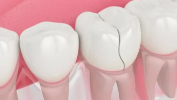 broken dental crown