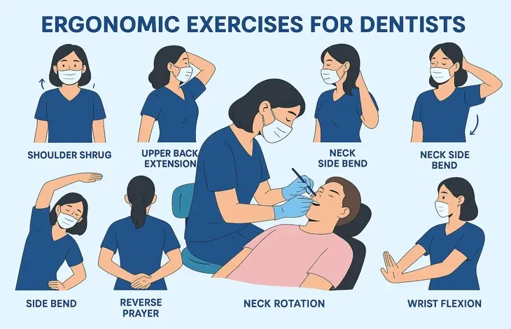 ergonomic excercises for dentists