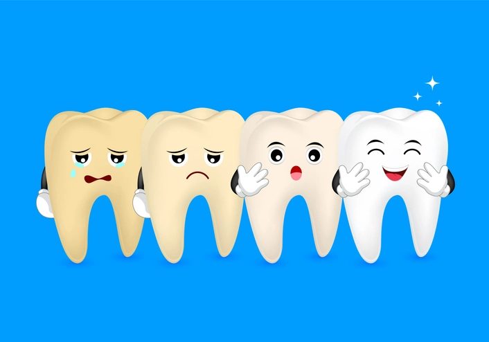 cause of tooth discoloration